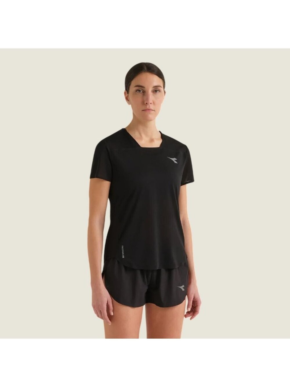 Diadora Women's Super Light Fibrazero T-Shirt Size XS Black NEW WITH TAGS!